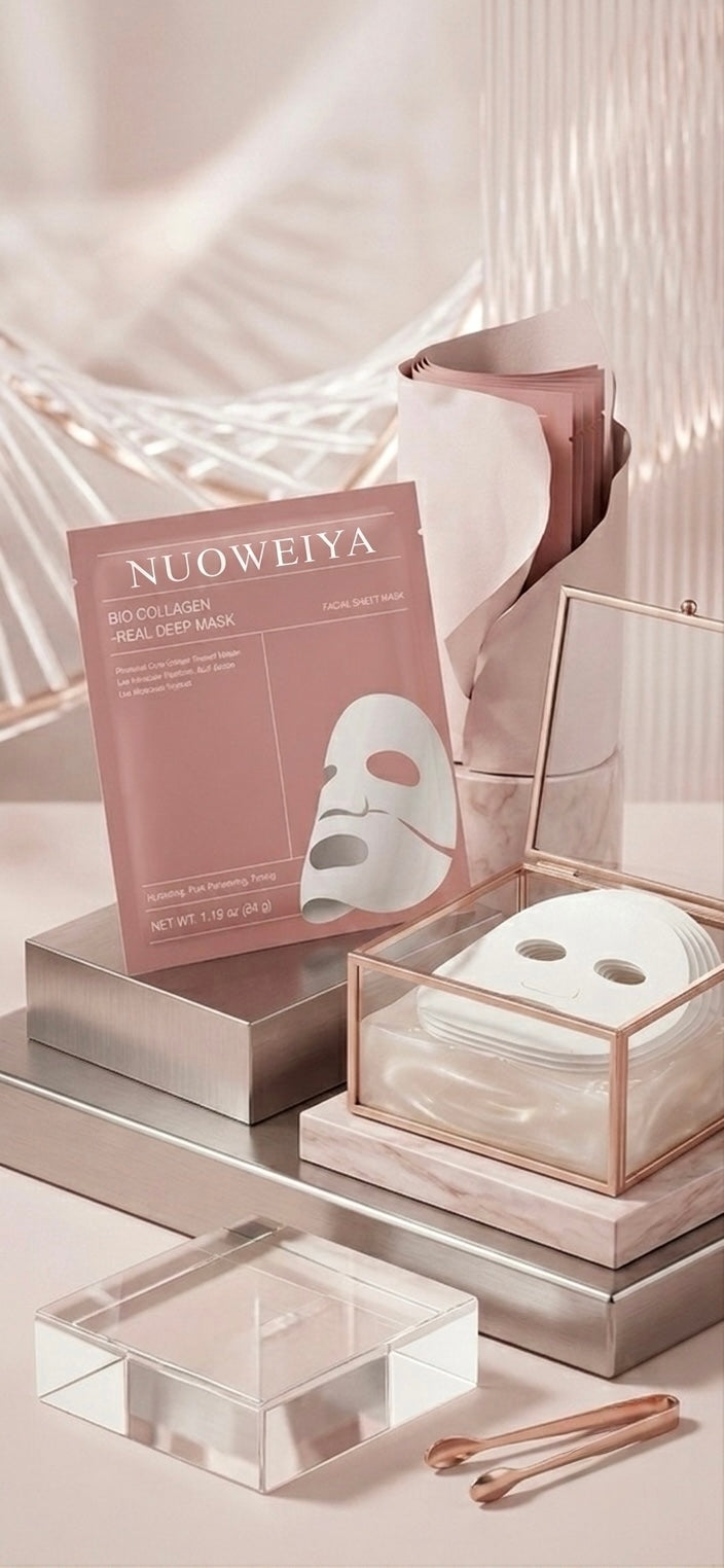 Masque Visage Bio-Collagène Hydratant — Repulpant & Anti-Âge Express