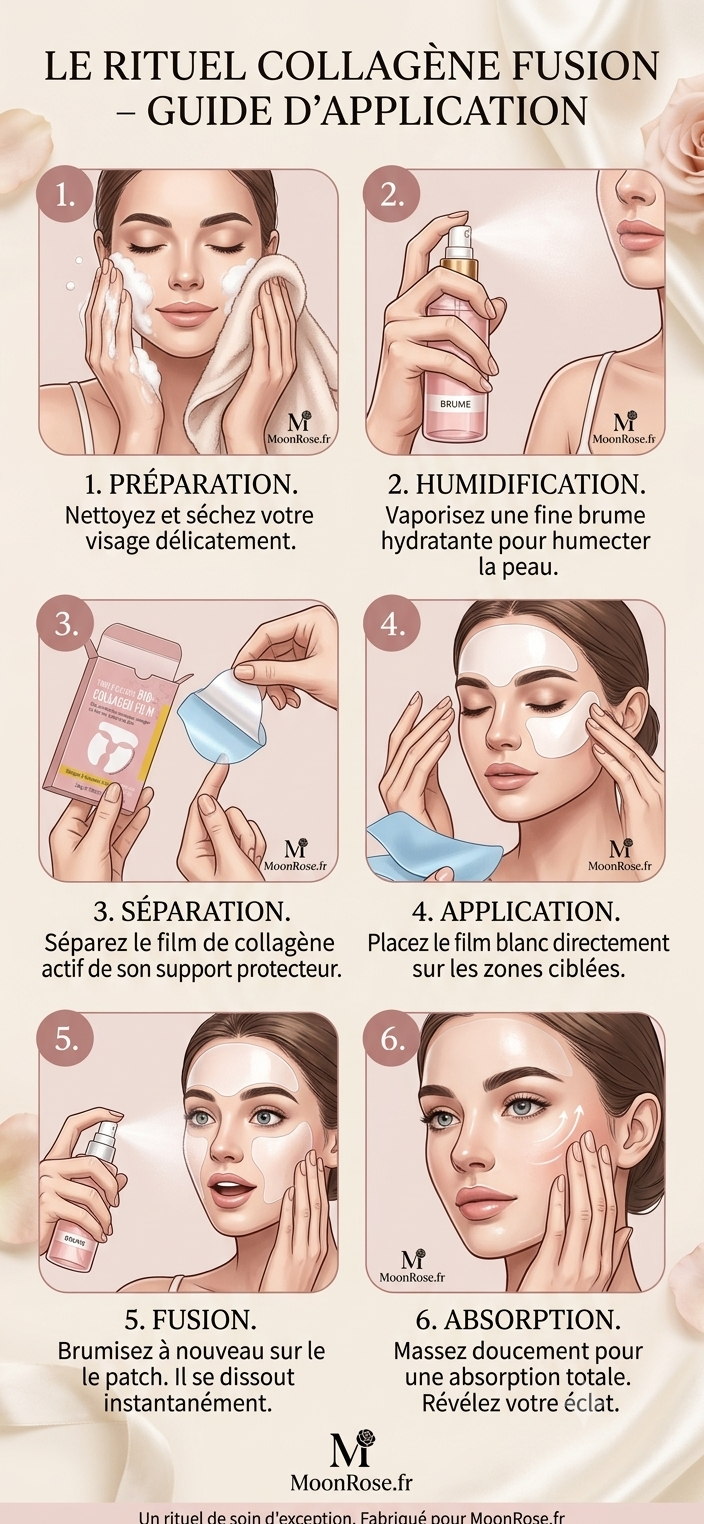 Masques Faciaux au Collagène Soluble — Technologie Bio-Collagen Anti-Âge