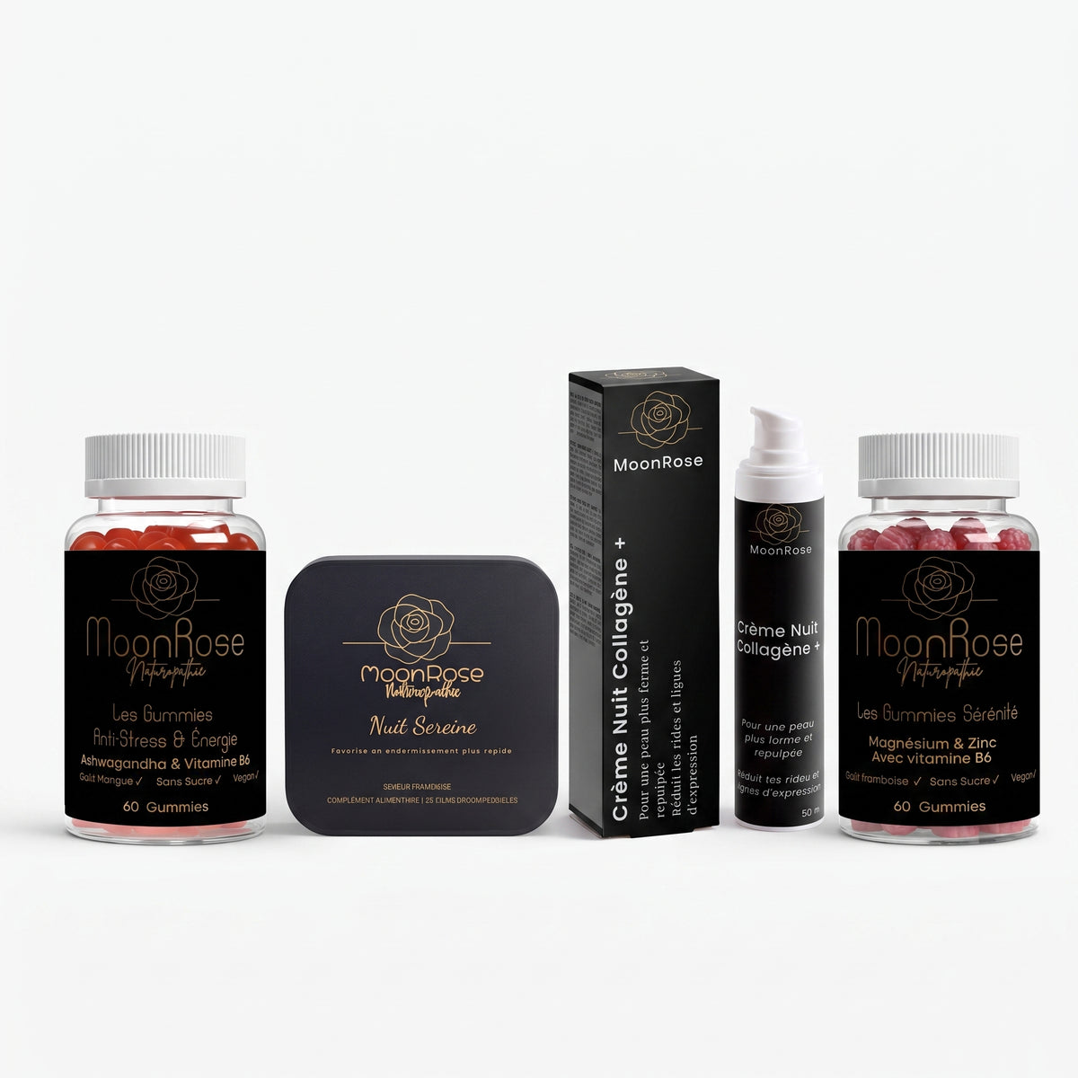 Inside/Out : Rituel Sérénité Profonde & Éclat — Le Quartet Soin & Sommeil MoonRose