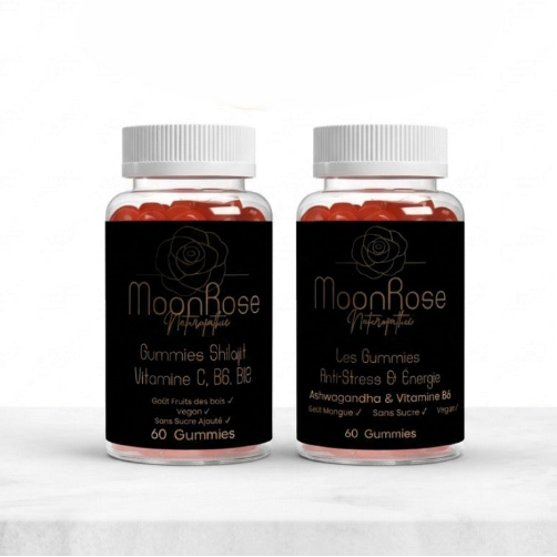 Duo Gummies Anti-Stress + Vitalité