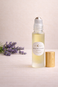 Roll-On Huile essentielle de Lavande MoonRose pour le visage, flacon de 10 ml, applicateur roll-on pratique et facile à utiliser